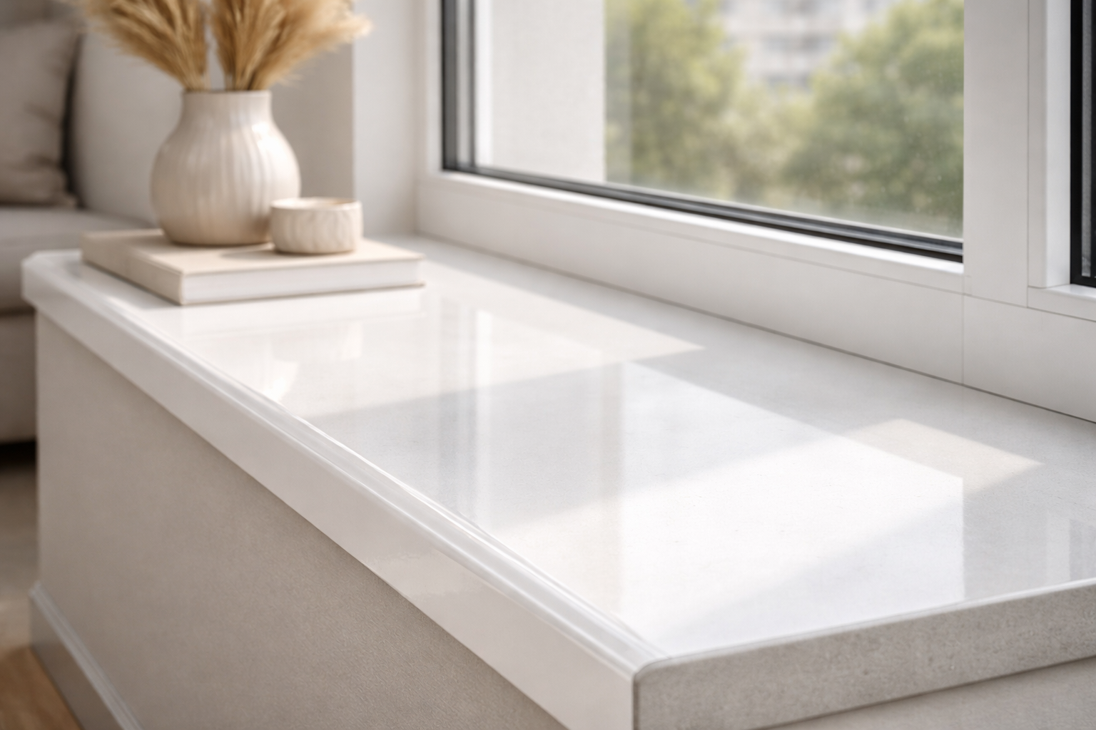 Почему подоконник Moeller не выцветает